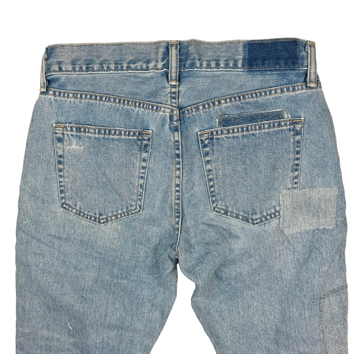 Ralph Lauren 'Avery Boyfriend' Patchwork Denim Jeans - Size 26