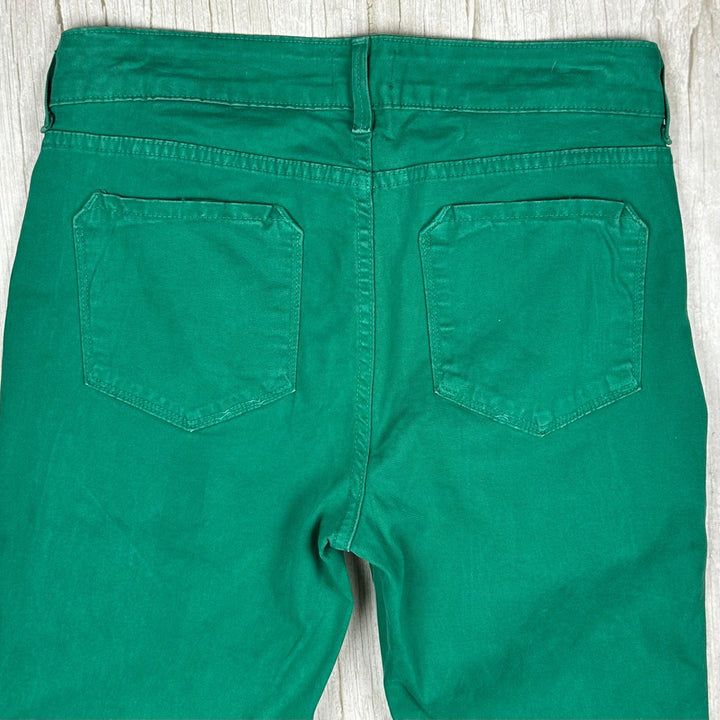 NYDJ Fitted 'Ankle' Jeans in Emerald -Size 2 US or suit 8 AU