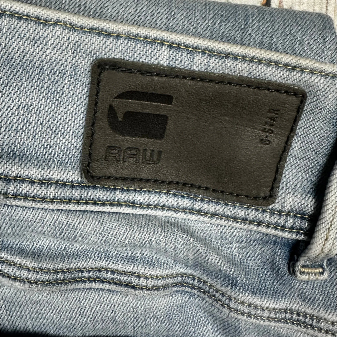 G Star RAW Womens 'Lynn Mid Skinny' Distressed Jeans -Size 29 - Jean Pool