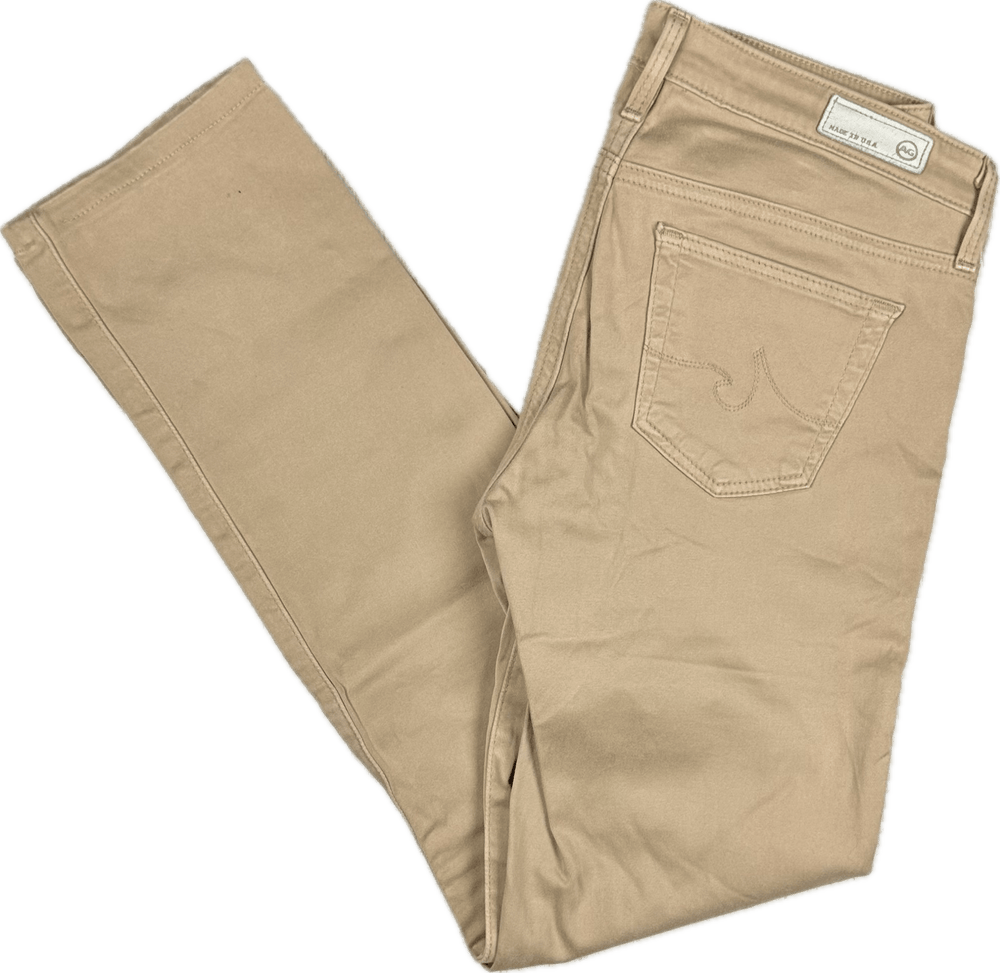 Adriano Goldschmied AG 'the Stilt' Slim Fit Beige Jeans- Size 25R - Jean Pool