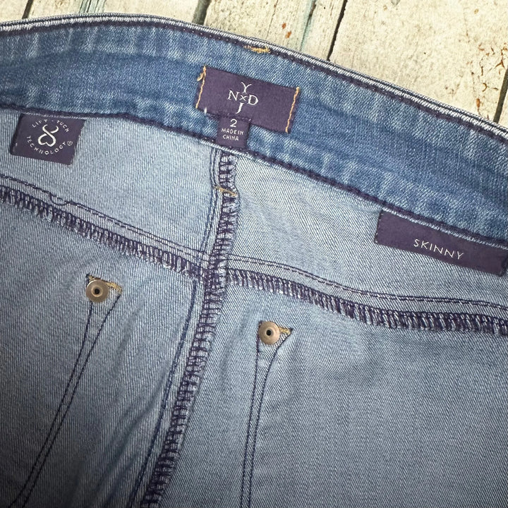 NYDJ Vintage Wash 'Skinny' Jeans - Size 2 US or 6 AU - Jean Pool