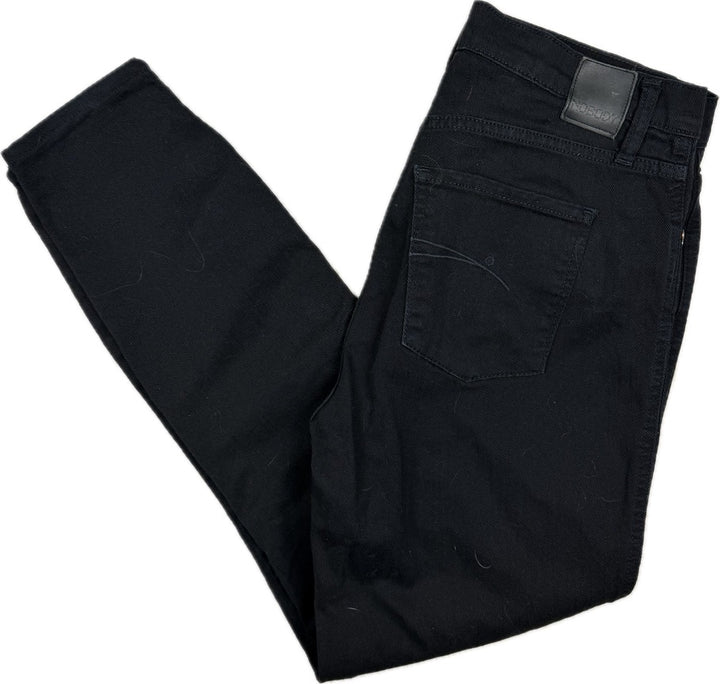 NOBODY Cult Skinny High Rise Black Jeans- Size 29