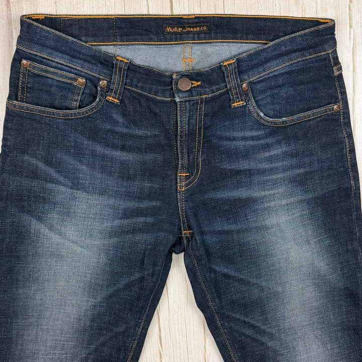 Nudie Jeans Co 'Tight Long John' Organic Night Worn Jeans - Size 30/32