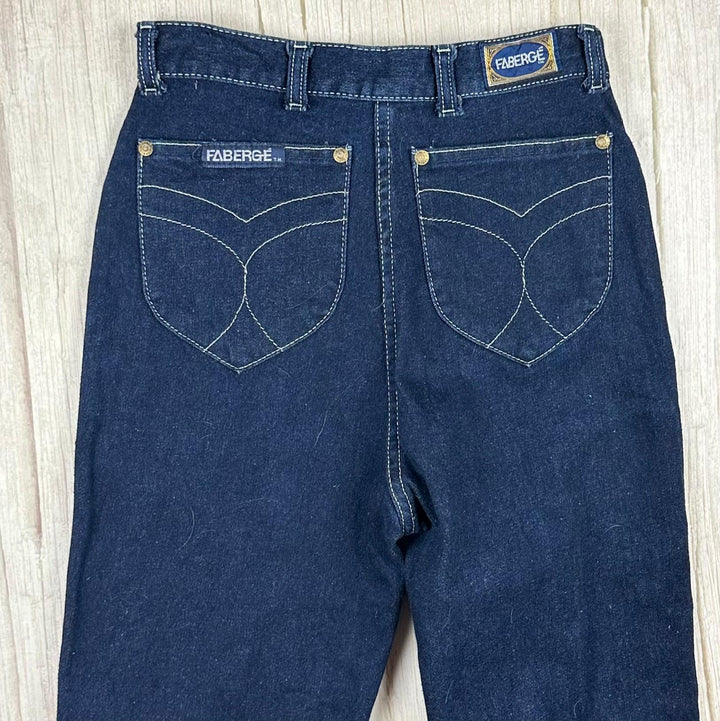 Fabergé 1980's High Waisted Slim Ladies Jeans - Hard to find! - Suit Size 7/8 - Jean Pool