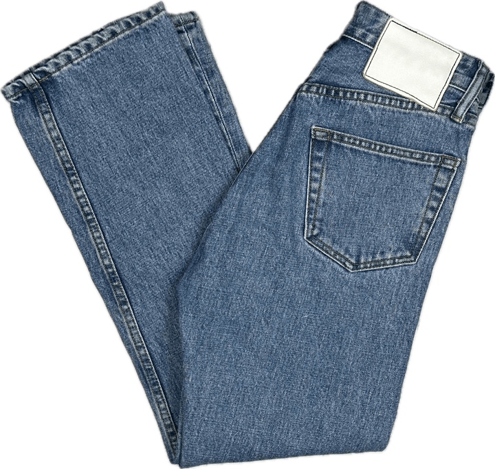 Bassike Made in Japan Crop Flare Jean -Size 24