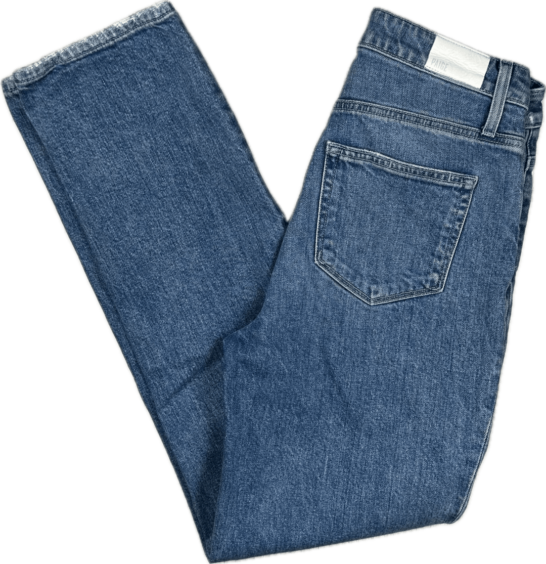 Paige Denim 'Sarah Straight' Wannabe Distressed Jeans- Size 28