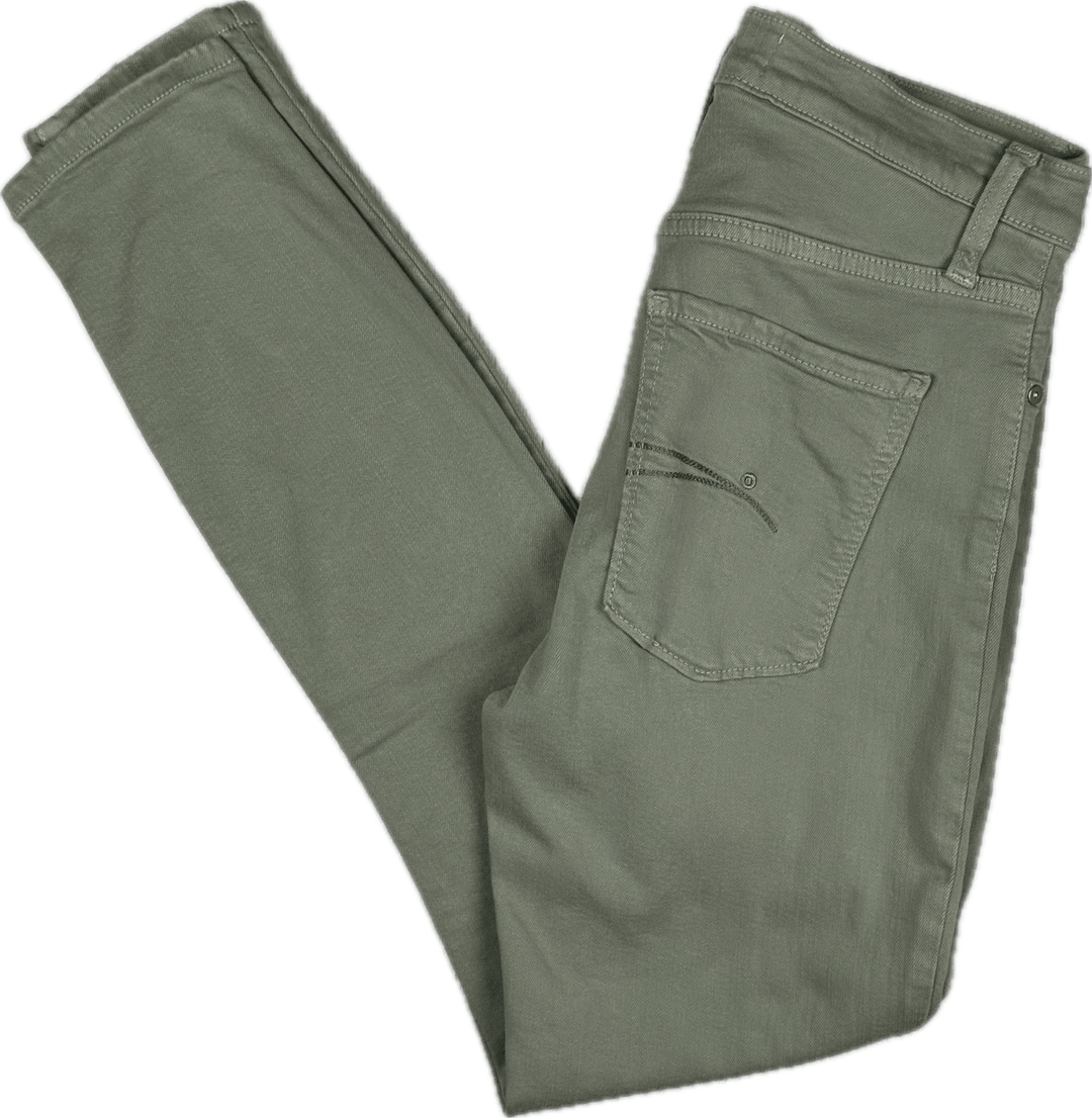 NOBODY Cult Skinny Ankle Light Sage Jeans- Size 29