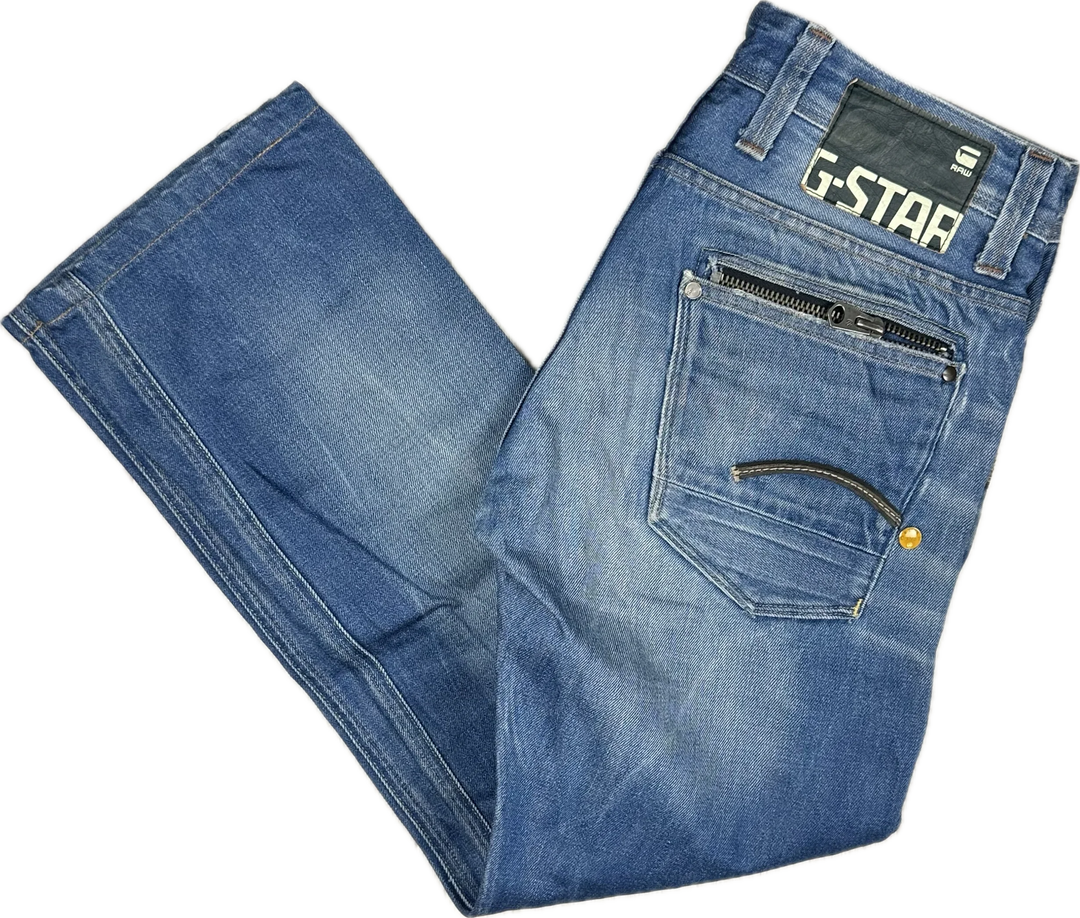 G Star RAW 3301 'Attacc Low Straight' Jeans -Size 32S