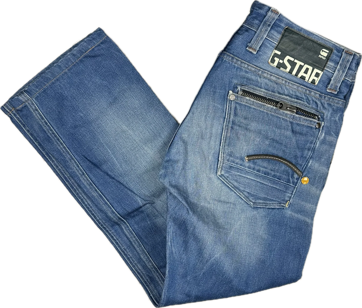 G Star RAW 3301 'Attacc Low Straight' Jeans -Size 32S