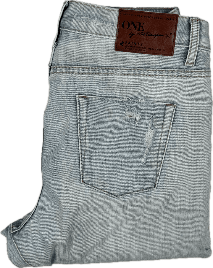 One Teaspoon Ladies Destroyed 'Saints' Jeans - Size 26 or 8AU - Jean Pool