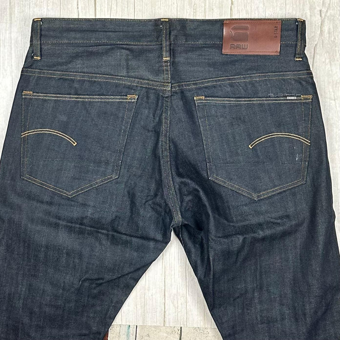G Star RAW Mens 3301 Tapered Jeans -Size 36/32