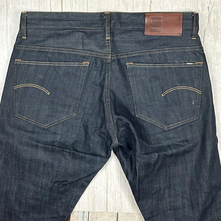 G Star RAW Mens 3301 Tapered Jeans -Size 36/32