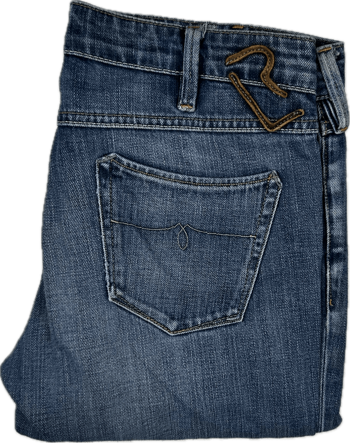 Ralph Lauren 'Kate 5pkt' Straight Logo Jeans - Size 29