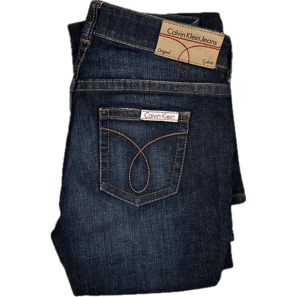 Calvin Klein Ladies Y2K Low Rise Bootcut Jeans -Size 27/34 - Jean Pool