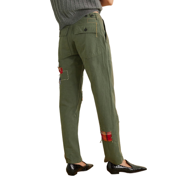NWT- Fortela Italy 'Jacey' Fatigue Pant with Patches  -Size 24"