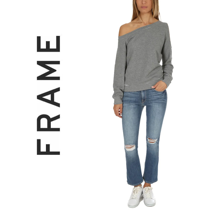 NWT- Frame Denim 'Le Crop Mini Boot' Dorkill Jeans  -Size 29