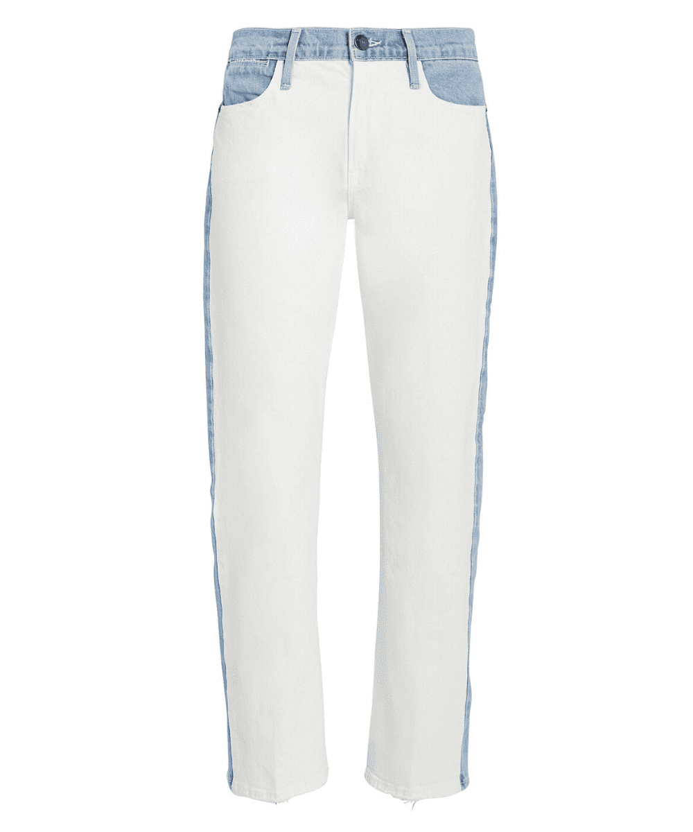 Frame Denim 'Le High Straight' Colourblock Jeans -Size 26
