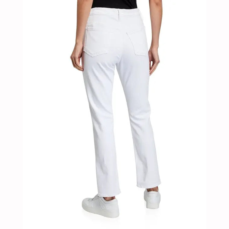 NWT- Frame Denim 'Le Beau' White Jeans RRP $455 -Size 28