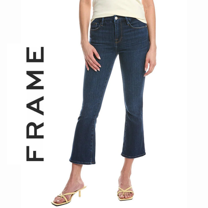 NWT- Frame Denim 'Le Crop Mini Boot' Majesty Jeans  -Size 34" or 16