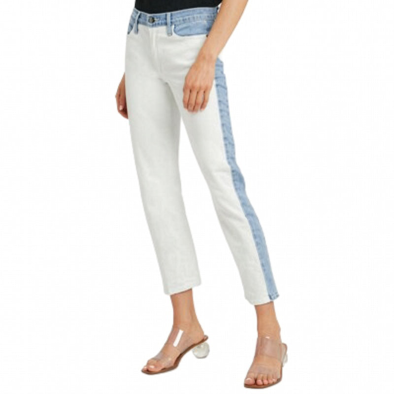 Frame Denim 'Le High Straight' Colourblock Jeans -Size 26