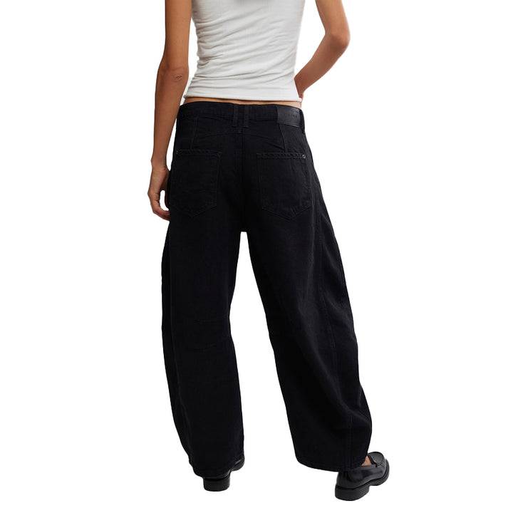 NWT- Free People 'Good Luck' Mid Rise Barrel Jeans - Size 30