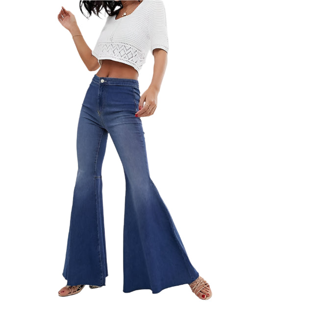 Free People Bell Bottom Super Flare Jeans -Size 24" - Jean Pool