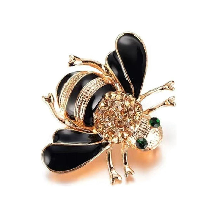 Jewelled & Enamel Bumble Bee Brooch - Jean Pool