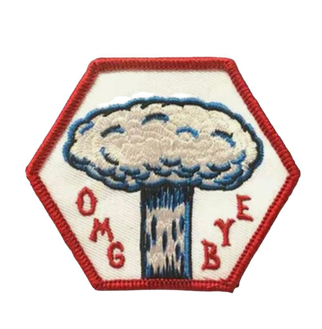 OMG Bye Nuclear Bomb- Embroidered Patch - Jean Pool