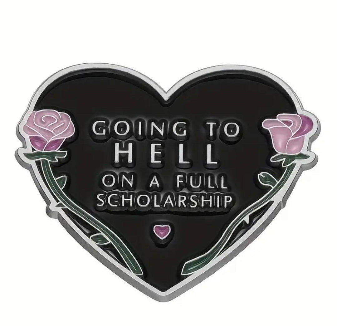 ‘Going to Hell' - Enamel Pin - Jean Pool