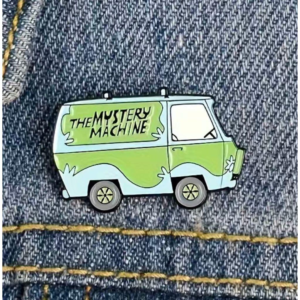 Mystery Machine - 70s Enamel Pin - Jean Pool