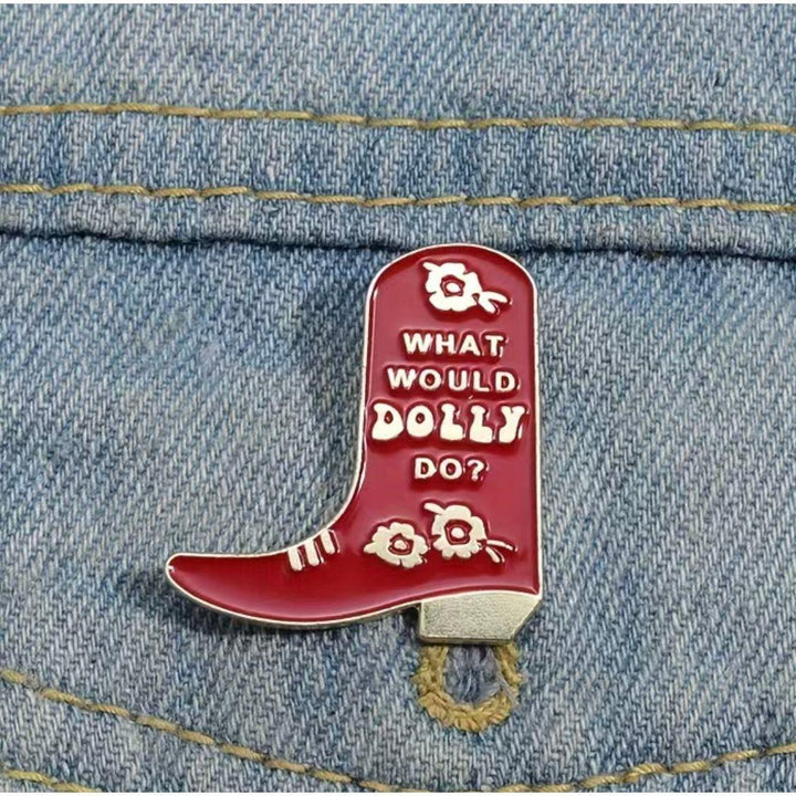 What would Dolly do? - Enamel Pin - Jean Pool