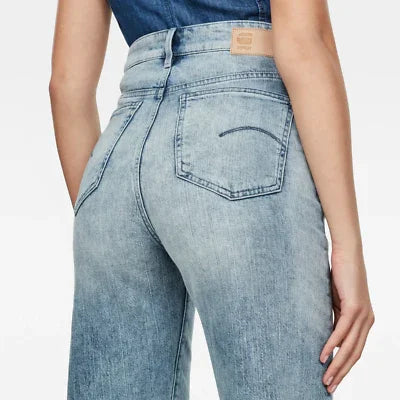 G Star RAW Womens 'Tedie' Ultra High Straight Ankle Jeans -Size 28