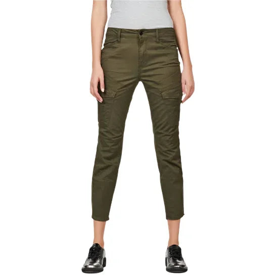 G Star RAW Womens 'Rovic Mid Skinny' Khaki Jeans -Size 27