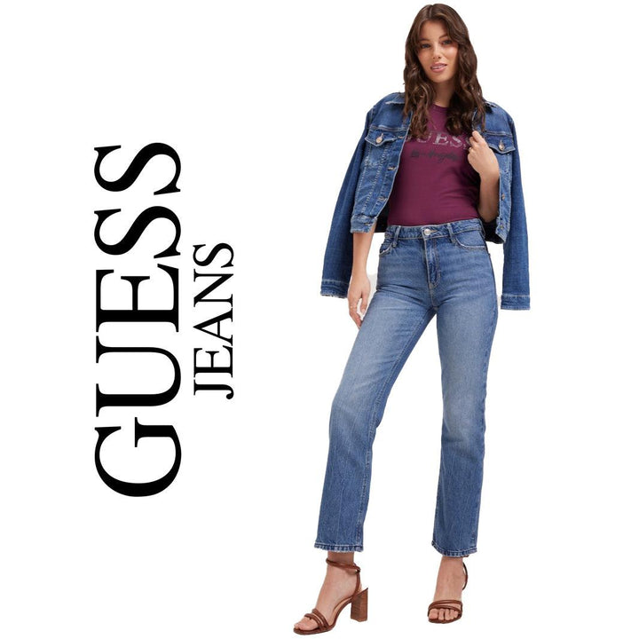 NWT- Guess Denim 'Straight High' 1981 Jeans -Size 32