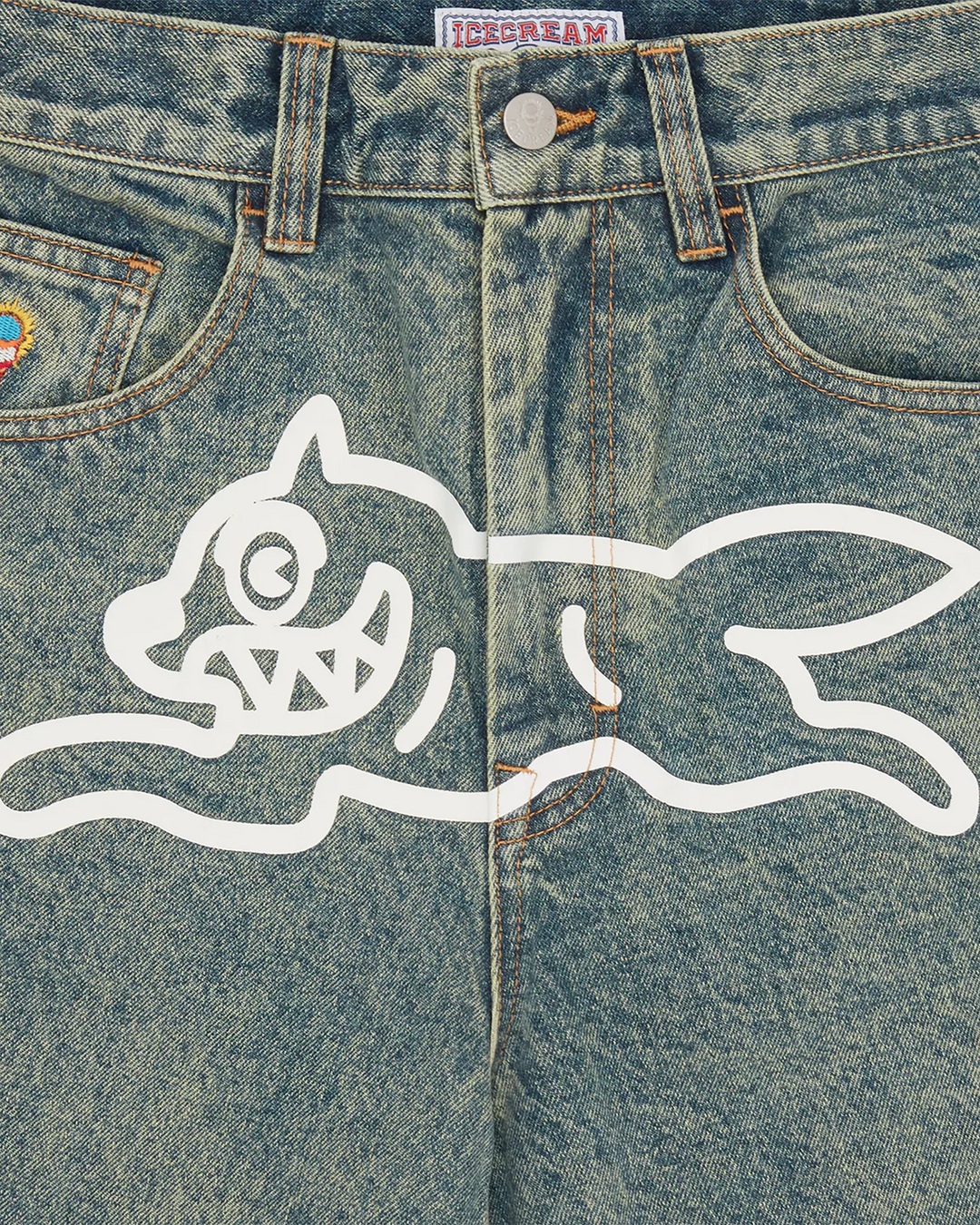 NWT - Billionaire Boys Club Ice Cream 'Triple Scoop' Running Dog Jeans- Size 34"