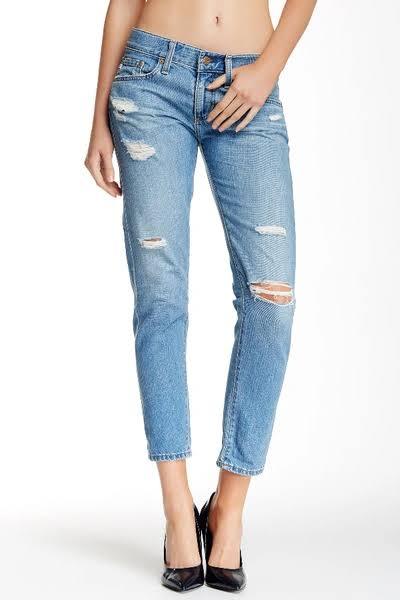 AG Adriano Goldschmied Relaxed 'The Nikki Crop' Slim Jeans - Size 31