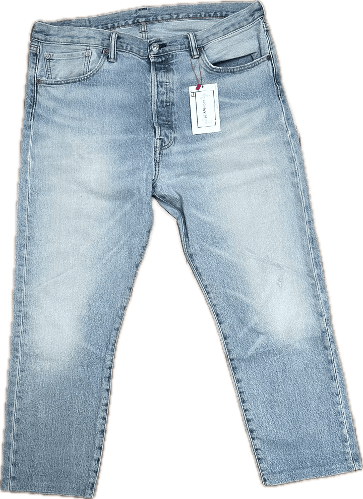 Levis 501 CT Mens Denim Crop Jeans - Size 36