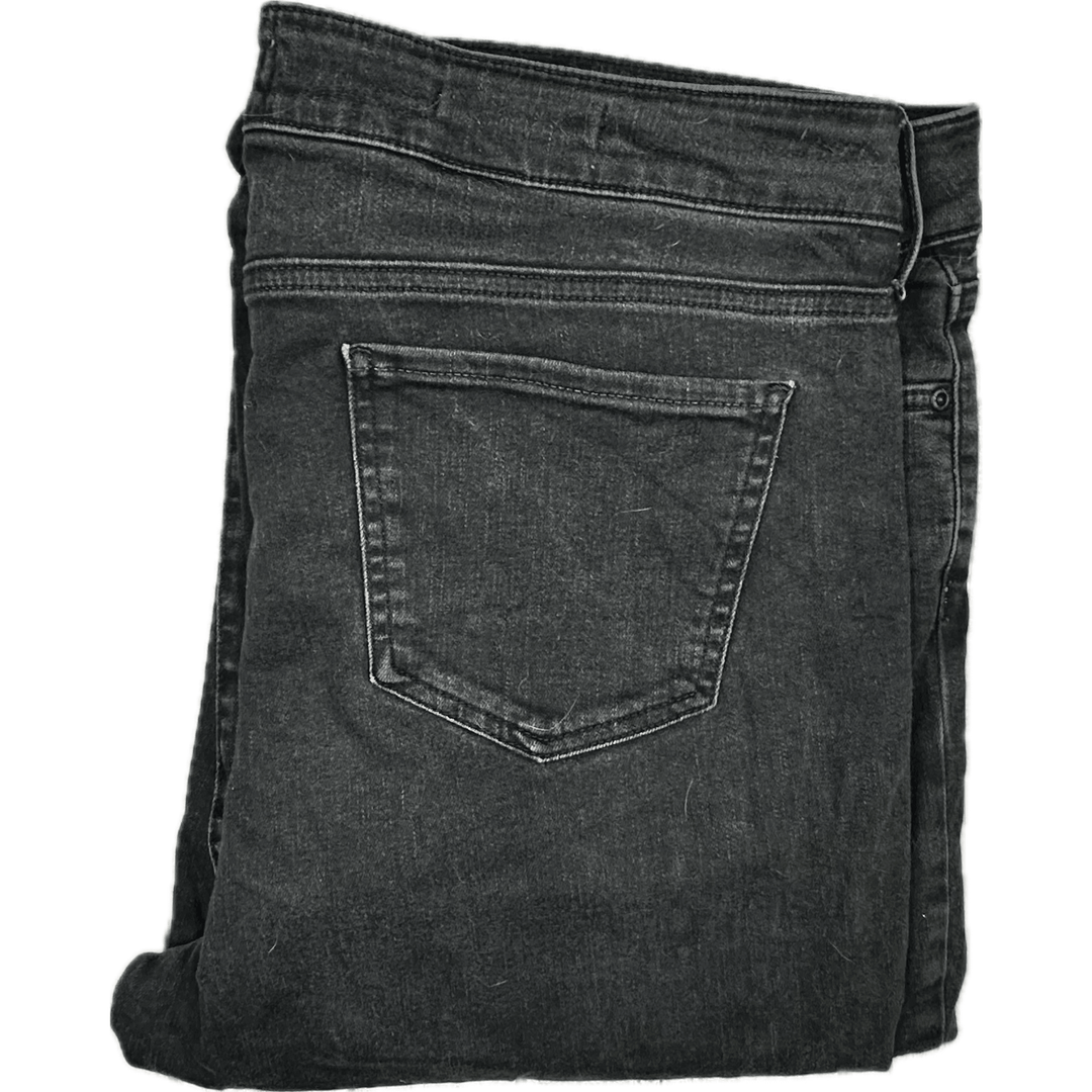 NYDJ Lift & Tuck 'Marilyn Straight' Black Wash Jeans -Size 18US/ 22AU - Jean Pool