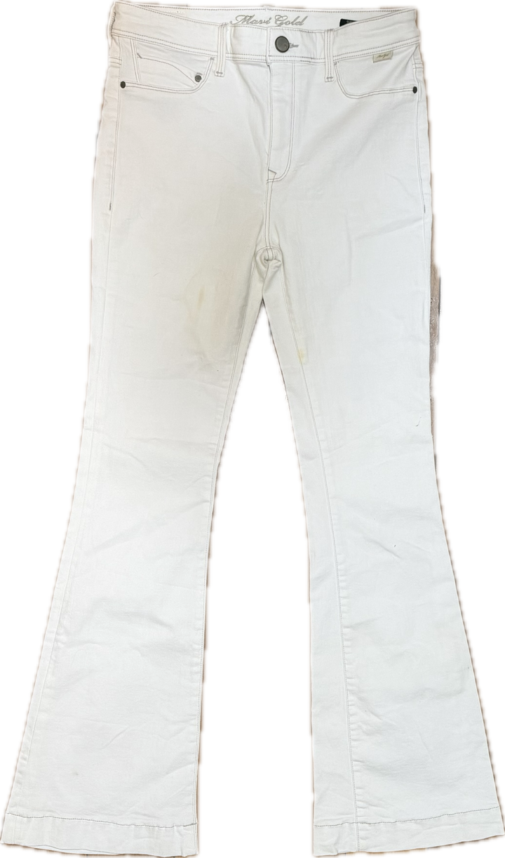 Mavi Gold 'Sheena' Ladies High Waist Flare Jeans - Size 12/14