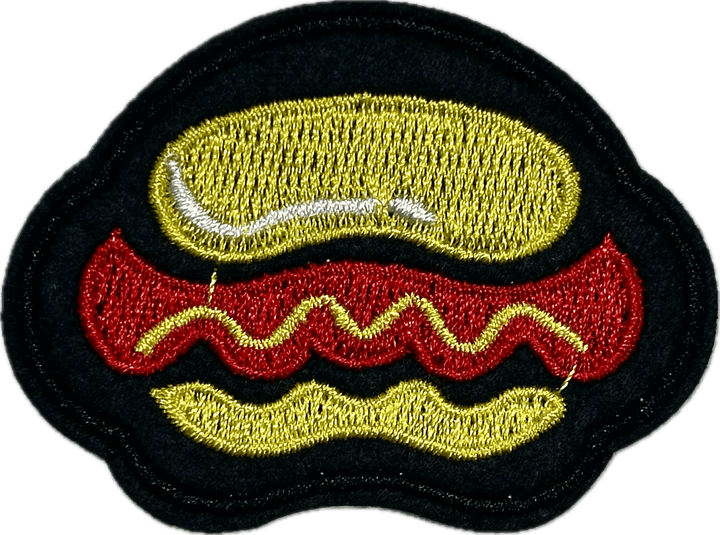 Hot Dog - Embroidered Cloth Patch