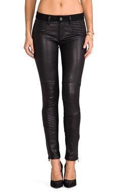 DL1961 'Emma' Black Coated  Power Skinny Jeans -Size 24"