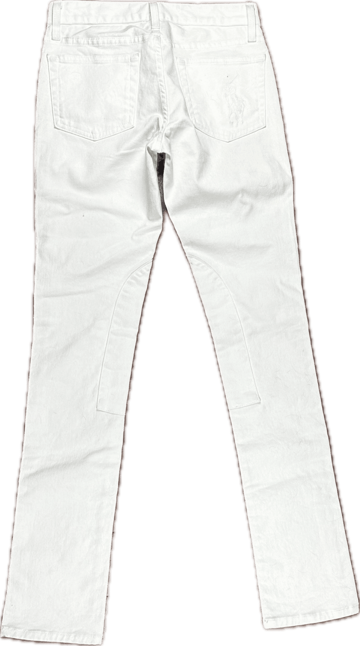 NWT-Ralph Lauren 'Black Label 888' White Denim Jeans - Size 27