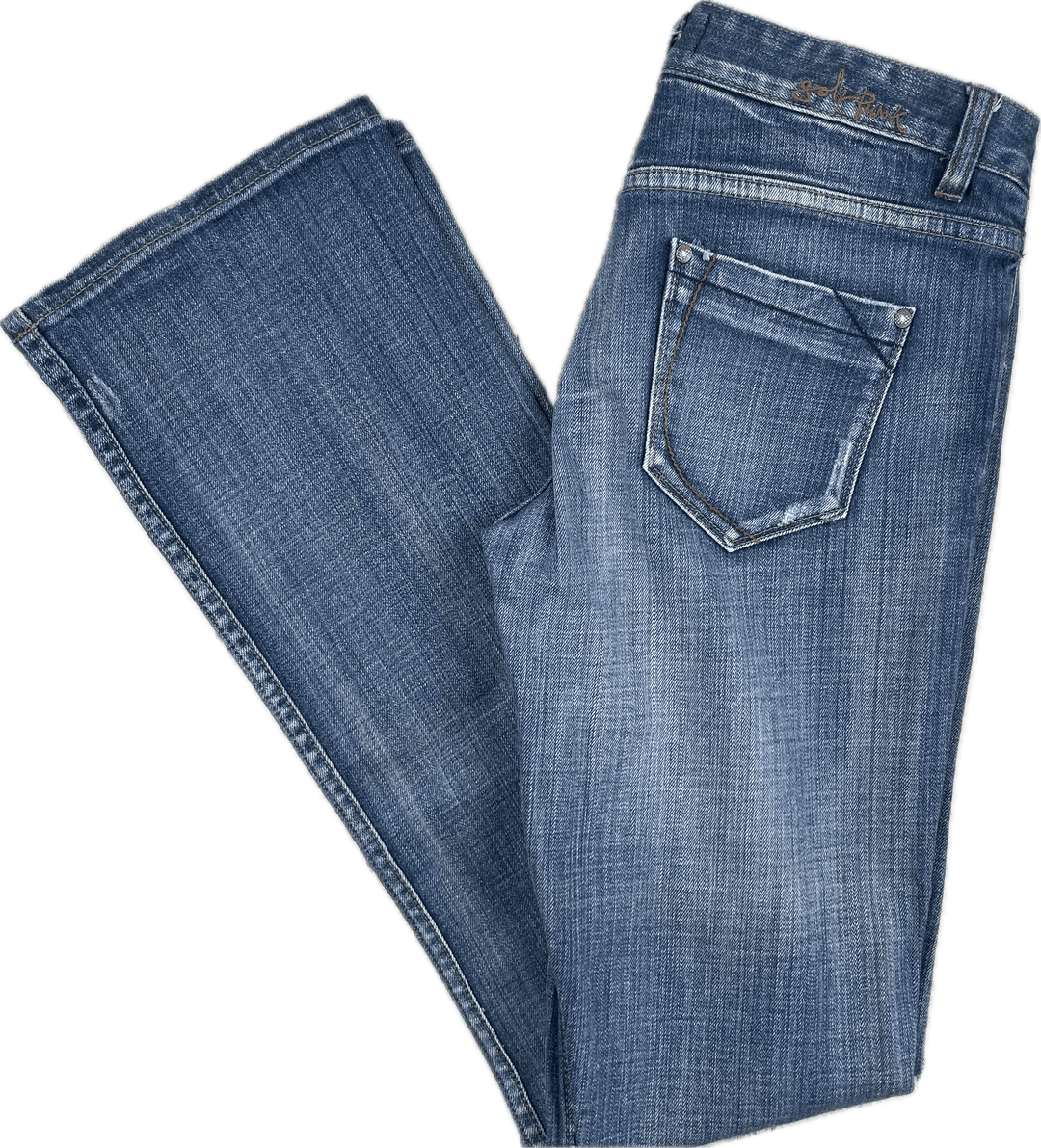 Vintage Y2K Low Rise Straight Stretch by Golf Punk- Size 11 - Jean Pool