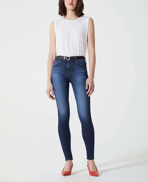 AG Adriano Goldschmied 'The Farrah' High Rise Skinny Jeans- Size 27R - Jean Pool