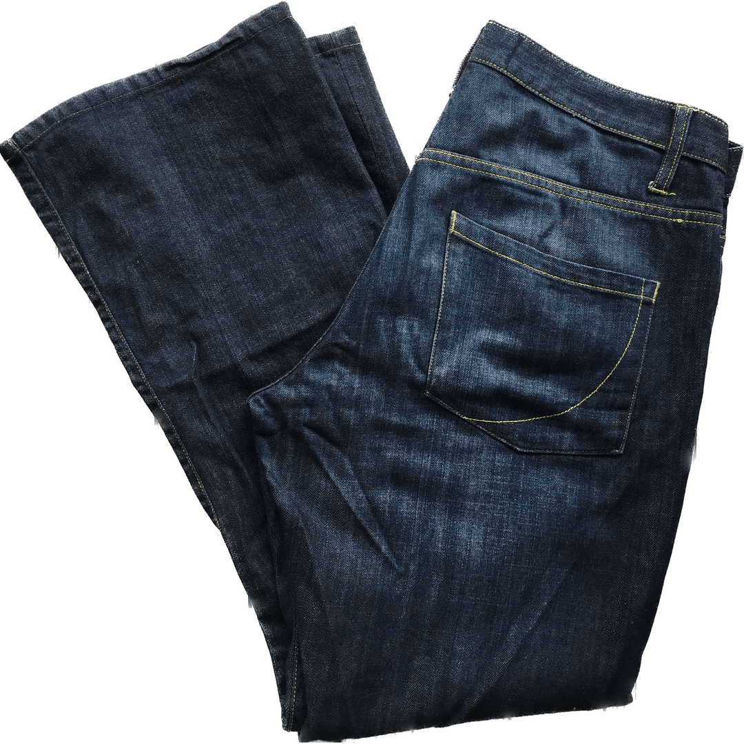 Paper Denim & Cloth Mens Boootcut Denim Jeans - Size 34 - Jean Pool