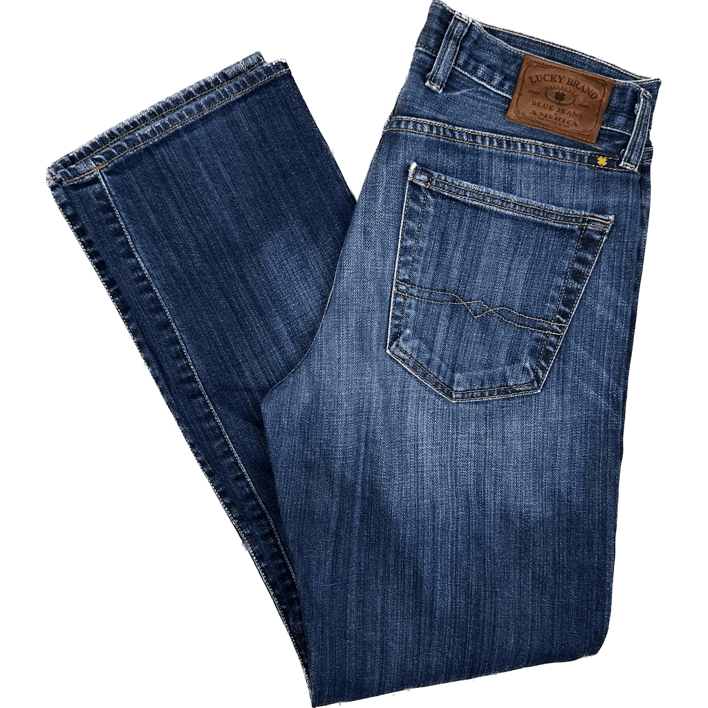 Mens Vintage Lucky fashion Jeans