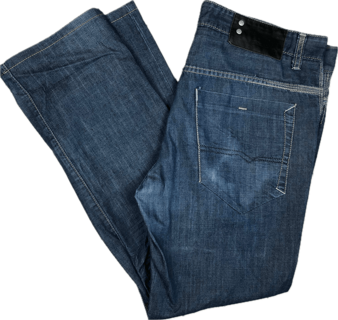 AK Demire "The Feelgood Factor' Straight Leg Jeans - Size 34 S - Jean Pool