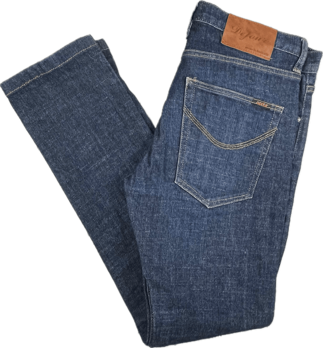 Australian Made 'Dejour' Slim Straight Mens Jeans - Size 30 - Jean Pool