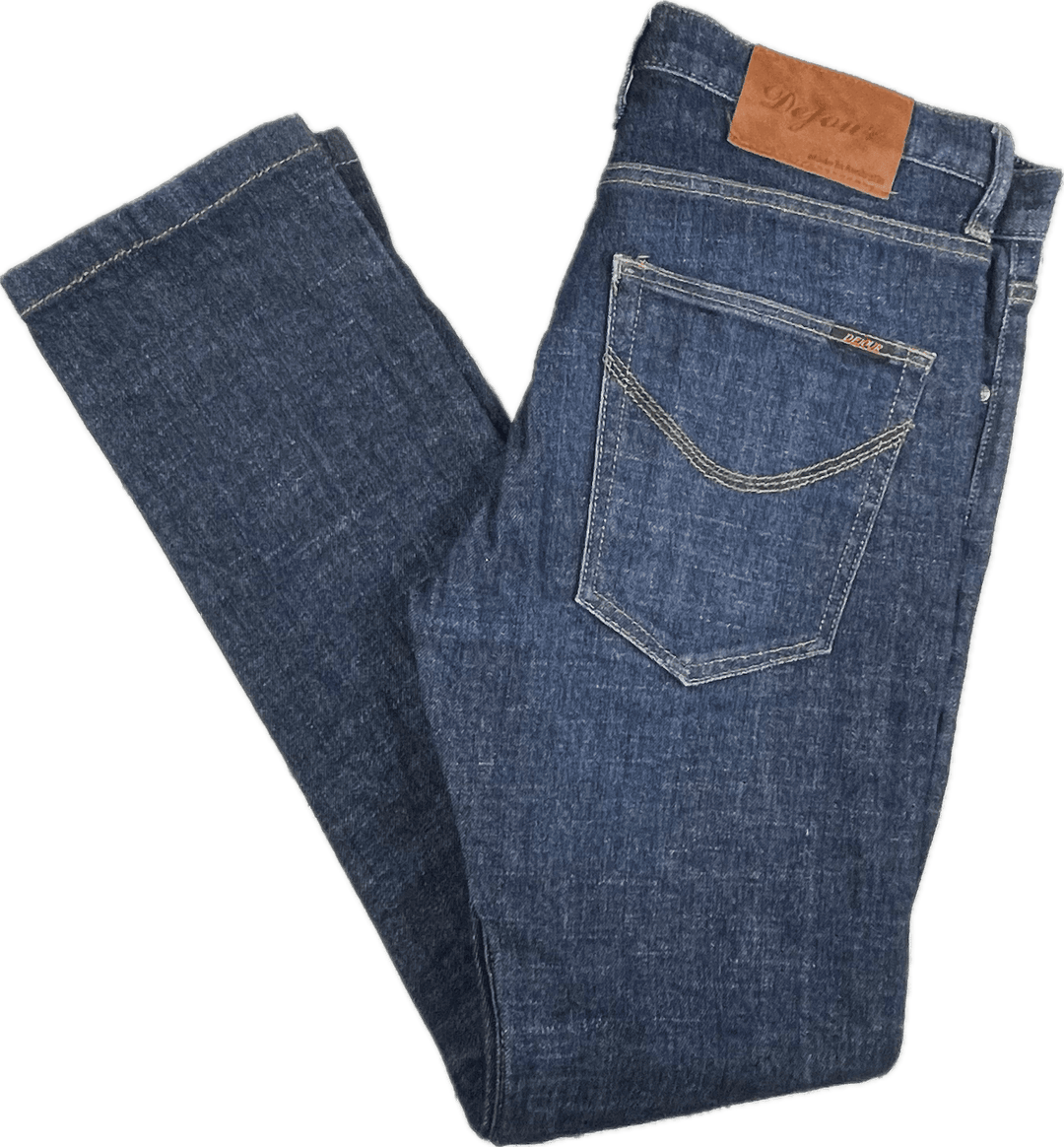 Australian Made 'Dejour' Slim Straight Mens Jeans - Size 30 - Jean Pool