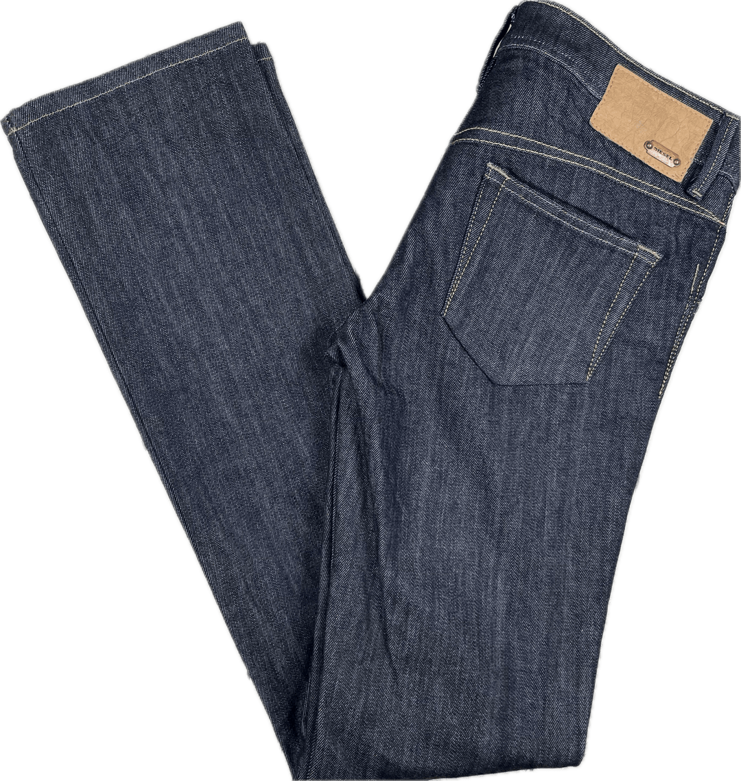 Diesel 'NEWZ' Straight Leg Dark Wash Jeans Size - 28/32k - Jean Pool